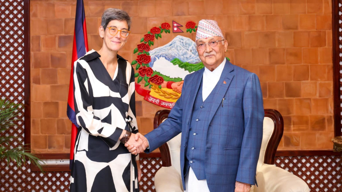 नेपालमा बढाउन स्वीस राजदूतलाई प्रधानमन्त्रीको आग्रह