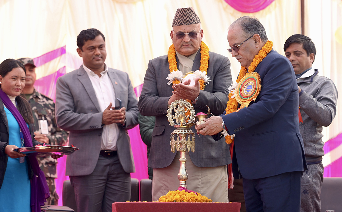बुढीगण्डकी आयोजना निर्माण गर्न आर्थिक अभाव हुँदैन : प्रधानमन्त्री