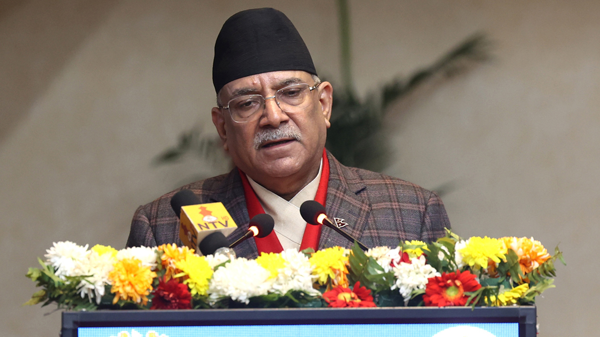शासन व्यवस्थाको सुदृढीकरण प्रमुख कार्यभार हो : प्रधानमन्त्री दाहाल