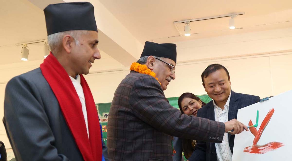 चित्रकलाका माध्यमबाट देशको प्रतिष्ठा बढाउने काम भएको छ : प्रधानमन्त्री