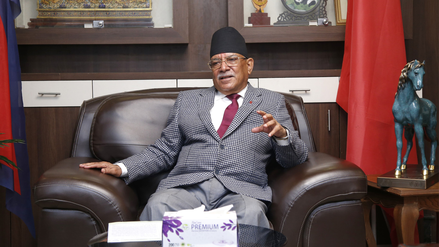 त्रिदेशीय विद्युत व्यापार सम्झौता नेपालका लागि कोशेढुंगा : अध्यक्ष दाहाल