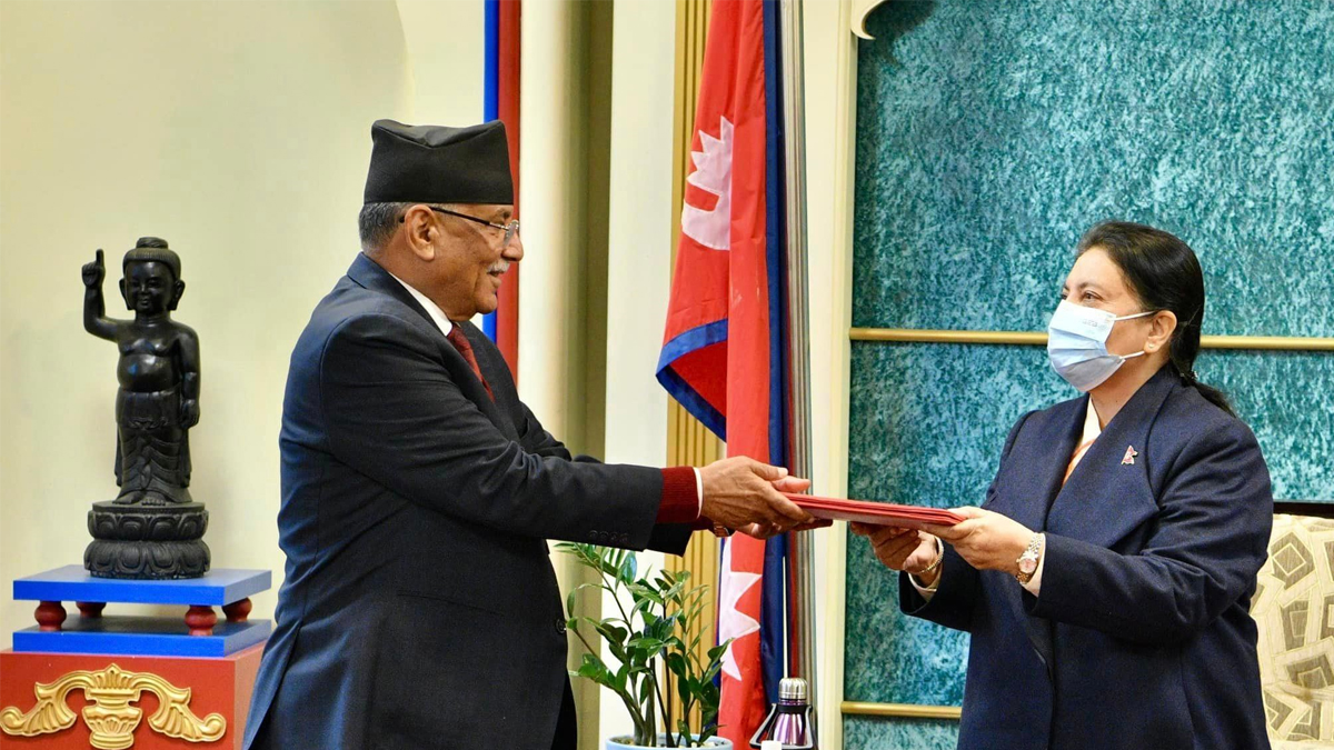 प्रधानमन्त्री प्रचण्डको शपथ आज