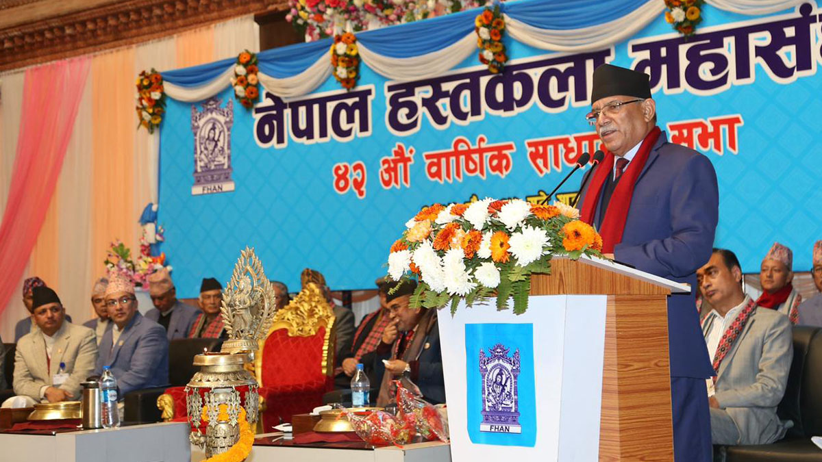 सातै प्रदेशमा हस्तकला उद्योग विस्तार गर्ने प्रधानमन्त्रीको प्रतिबद्धता