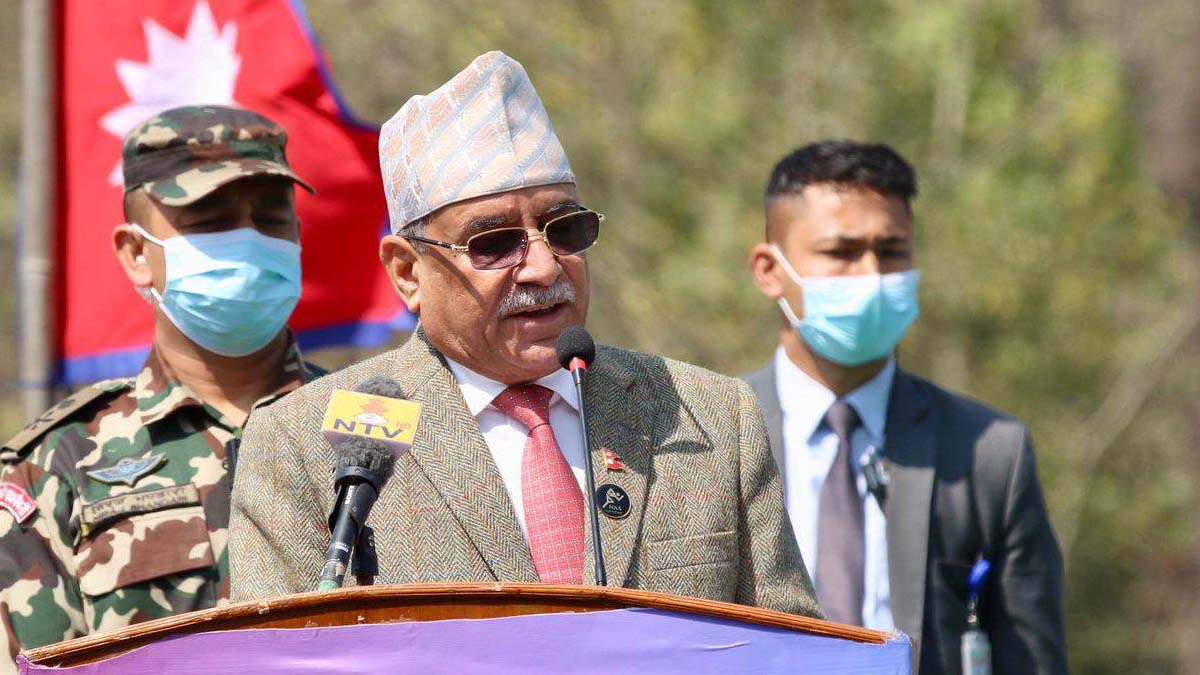 नेपालको बिजुली क्रमशः भारत र बङ्गलादेशको बजारमा पुग्दैछ : प्रधानमन्त्री दाहाल