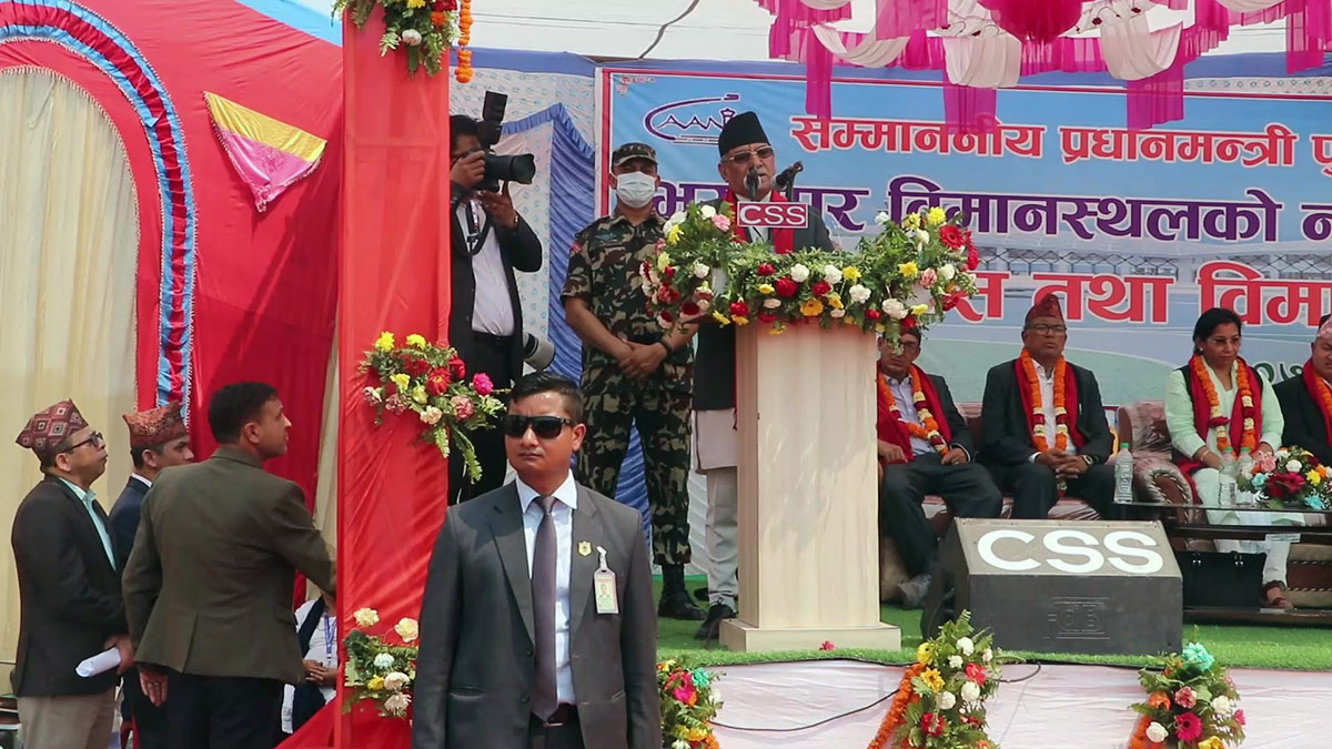 क्रिकेट रंगशालाको समस्या दुई साताभित्रै समाधान हुन्छ : प्रधानमन्त्री