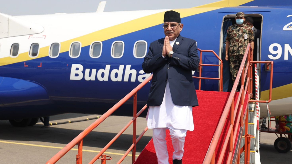 प्रधानमन्त्री दहाल धनगढीमा