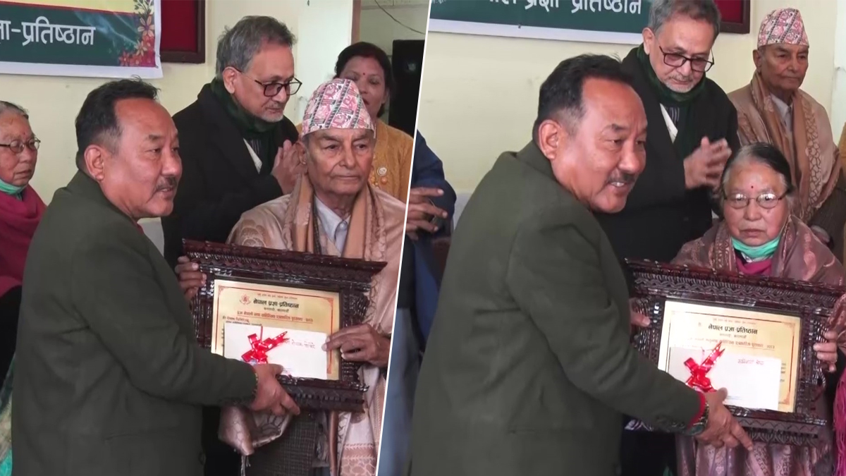 रोचक घिमिरे र रुक्मिनी श्रेष्ठलाई प्रज्ञा साहित्यिक पत्रकारिता पुरस्कार