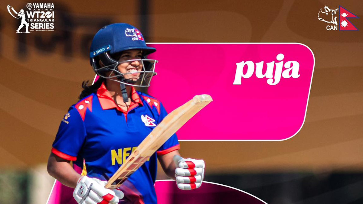 त्रिकोणात्मक सिरिजमा पुजाले बनाइन् अर्धशतक