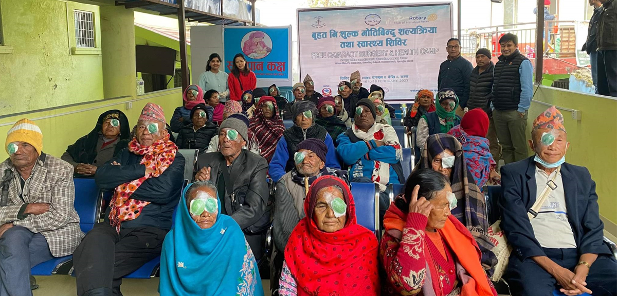 अन्धोपनामुक्त नगरका लागि पुतलीबजारको सक्रियता, निःशुल्क मोतिबिन्दु शल्यक्रिया शिविर सम्पन्न 