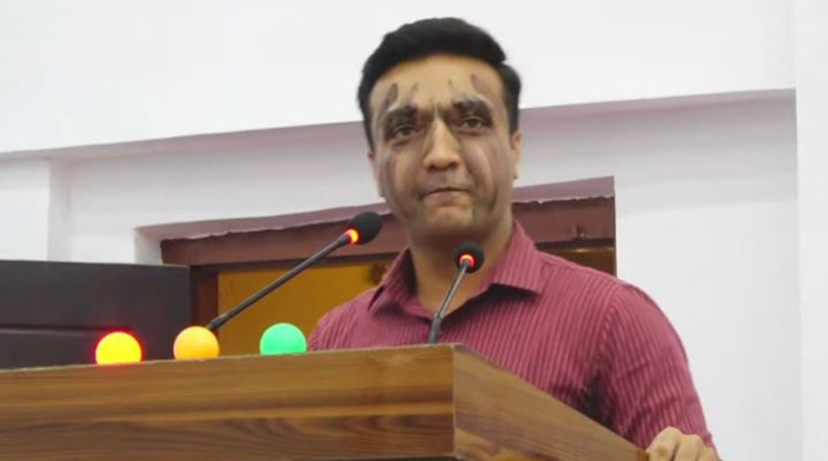 प्रदेशसभाको रोस्टममै सांसद रहबर अन्सारीले आफ्नै अनुहारमा दले मोसो