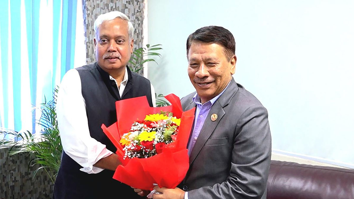 उपप्रधानमन्त्री सिंहसँग भारतीय राजदूतबीच भेट