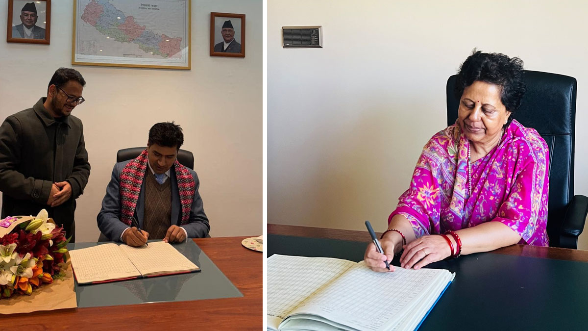 अष्ट्रेलिया र स्पेनका लागि नेपाली राजदूतले गरे पदभार ग्रहण 