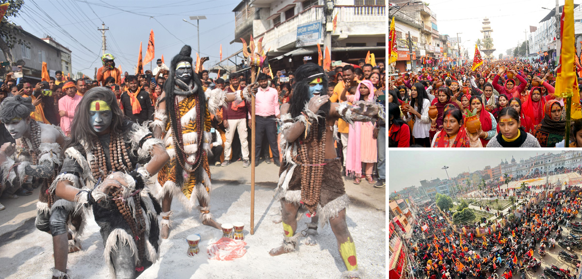 अयोध्यामा उत्वस, नेपालमा उल्लास [फोटोफिचर]