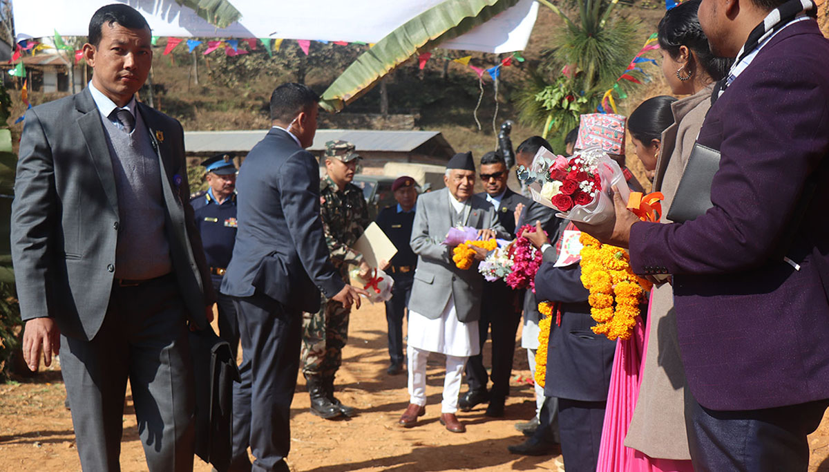 राष्ट्रपति पौडेल तनहुँमा