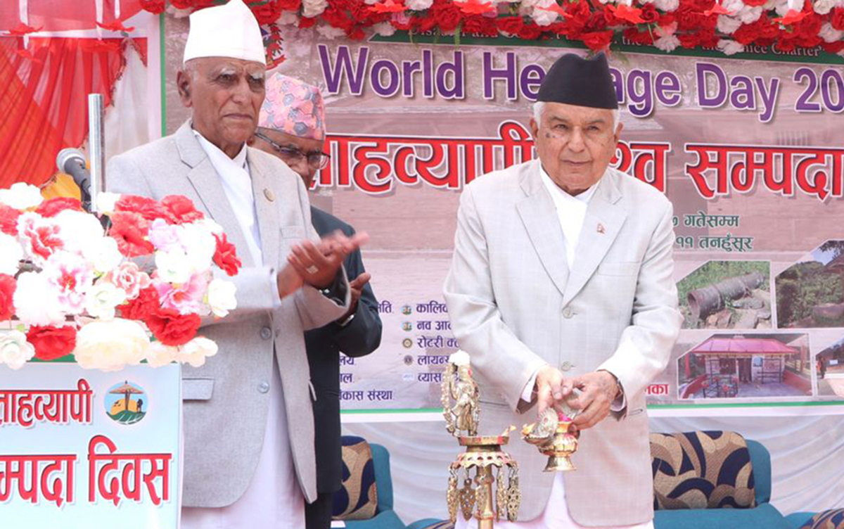 विकासको आधार कृषि, पर्यटन, उद्योग र जलस्रोत : राष्ट्रपति