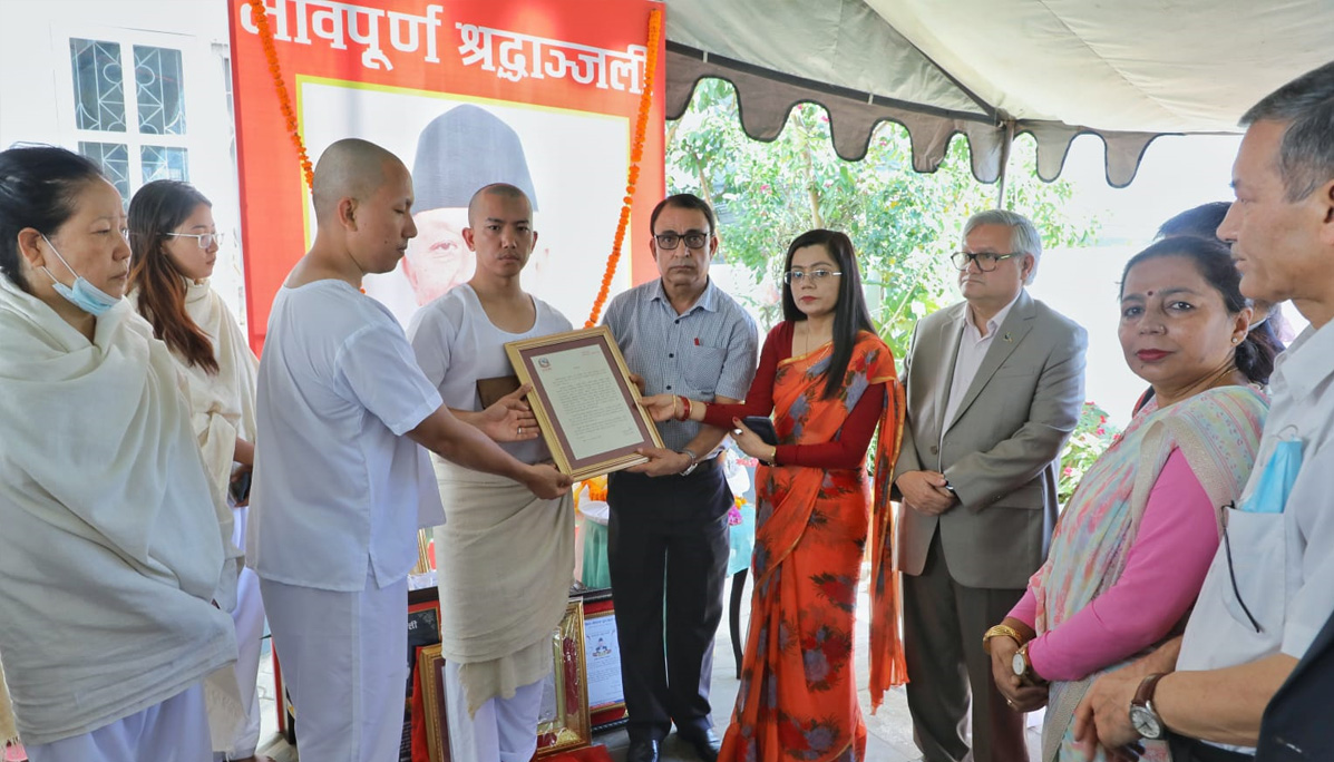राष्ट्रपति पौडेलले नेम्वाङको परिवारलाई पठाए समवेदना सन्देश 
