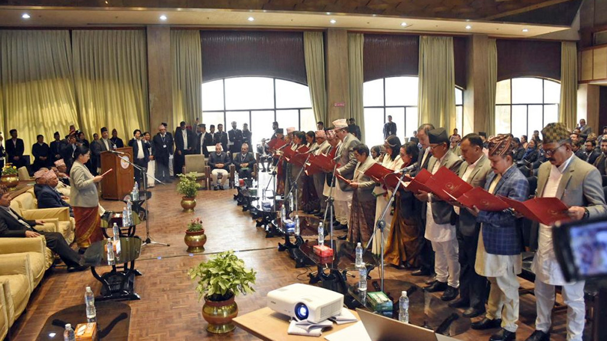 राष्ट्रिय सभाका नवनिर्वाचित सदस्यले लिए शपथ