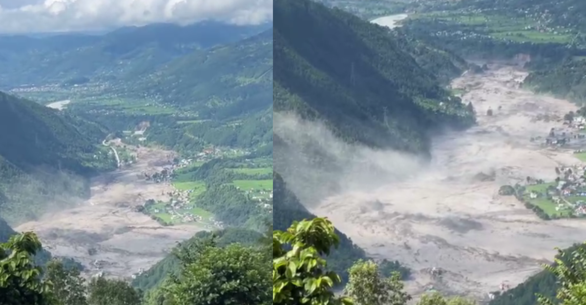 तिब्बततर्फबाट भोटेकोशीमा ठूलो बाढी, स्याफ्रुबेसीमा ठूलो क्षति