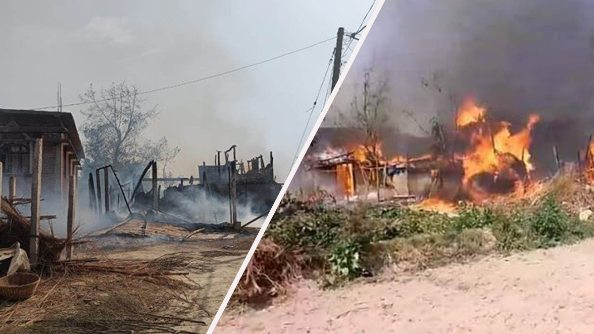 रौतहटको मानपुरमा भीषण आगलागी, तीन दर्जन घर जलेर नष्ट