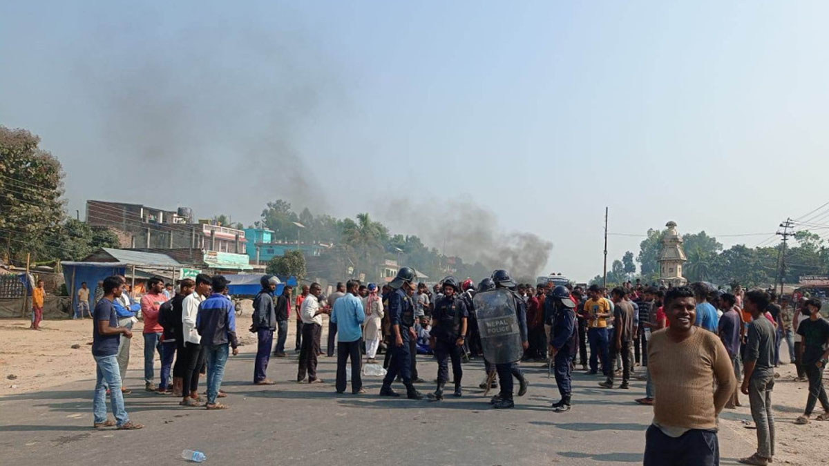 टिप्परको ठक्करबाट बालिकाको मृत्य भएपछि रुपनी तनावग्रस्त