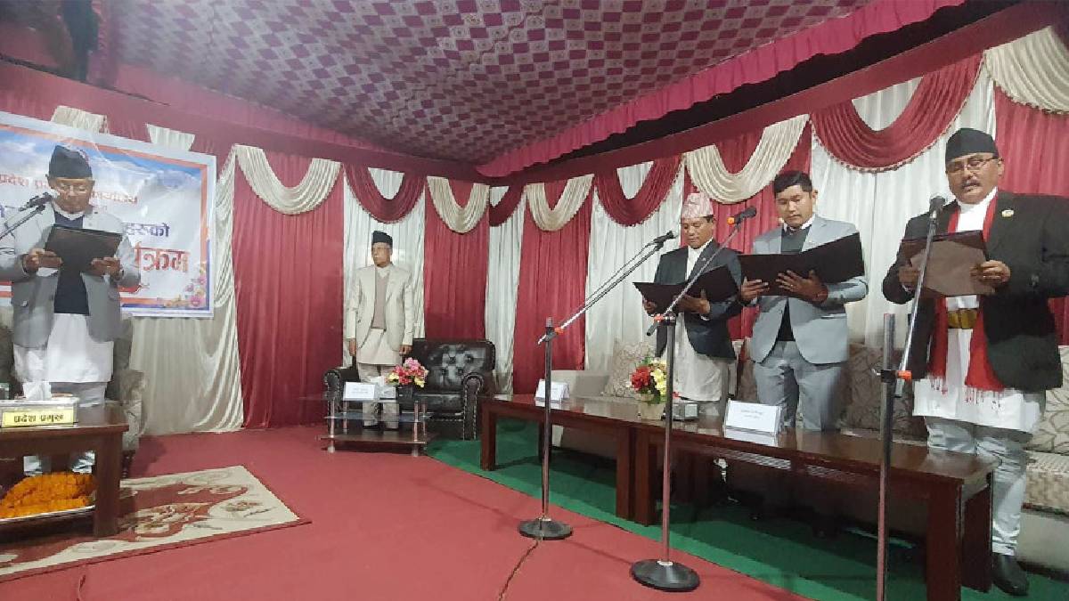 तीन मन्त्री नियुक्त भएसँगै गण्डकी सरकारले पायो पूर्णता
