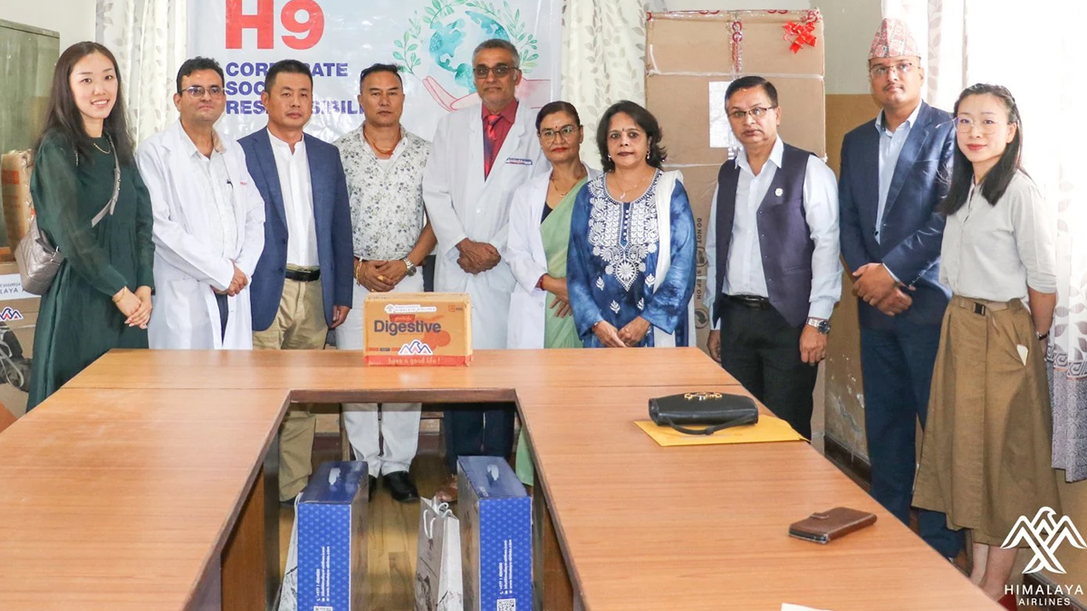 हिमालय एयरलाइन्स र अर्थोपेडिक अस्पतालबीच सहकार्य