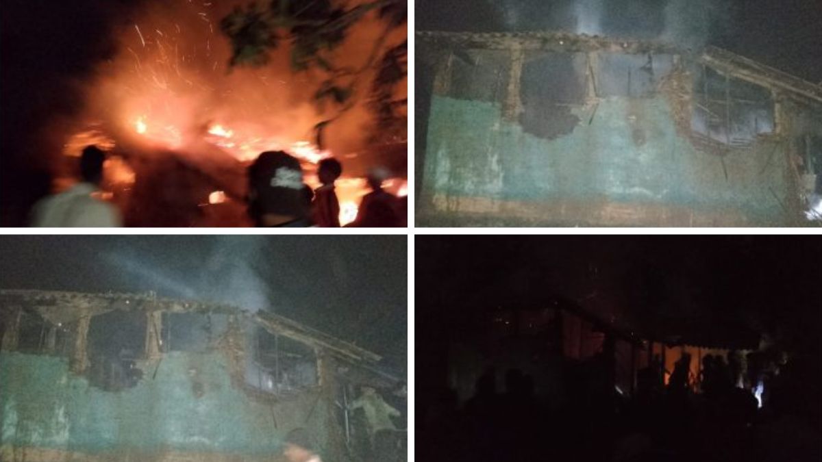 सर्लाहीको रामनगरमा आगलागी, लाखाैंको धनमाल नष्ट