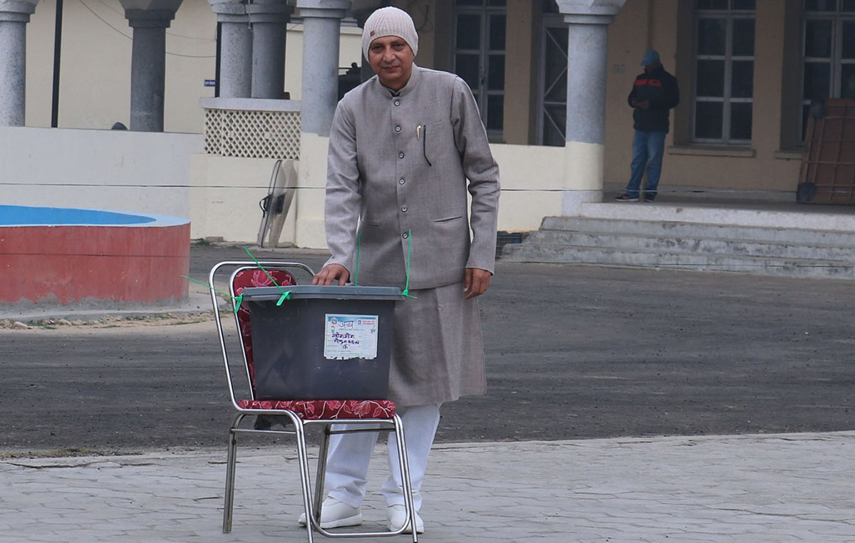 राष्ट्रियसभा सदस्यका लागि जनकपुरधाममा मतदान जारी