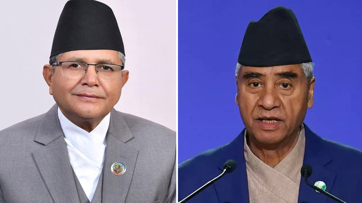 सभामुख र कांग्रेस सभापति देउवाबीच टेलिफोन संवाद