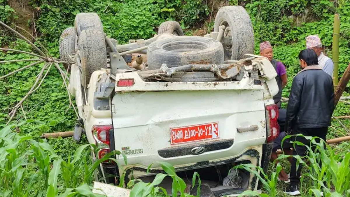 ताप्लेजुङमा स्कारपिओ दुर्घटना , पाँच वर्षीय बालकको मृत्यु