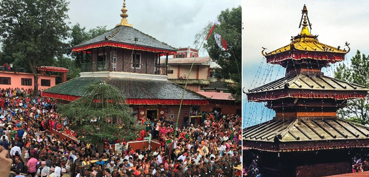शक्तिपीठ एवं देवी मन्दिरमा भक्तजनको लर्को