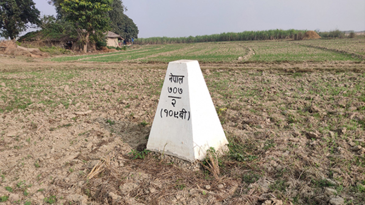 कैलाली र कञ्चनपुरमा सीमास्तम्भ मर्मत गरिँदै