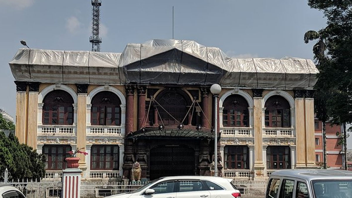 सिंहदरबार ग्यालरी बैठक भवनको ‘रेट्रोफिटिङ’ को भौतिक प्रगति २० प्रतिशत