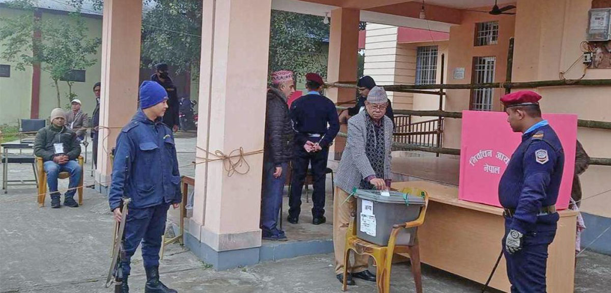 राष्ट्रियसभा निर्वाचनमा मतदान जारी