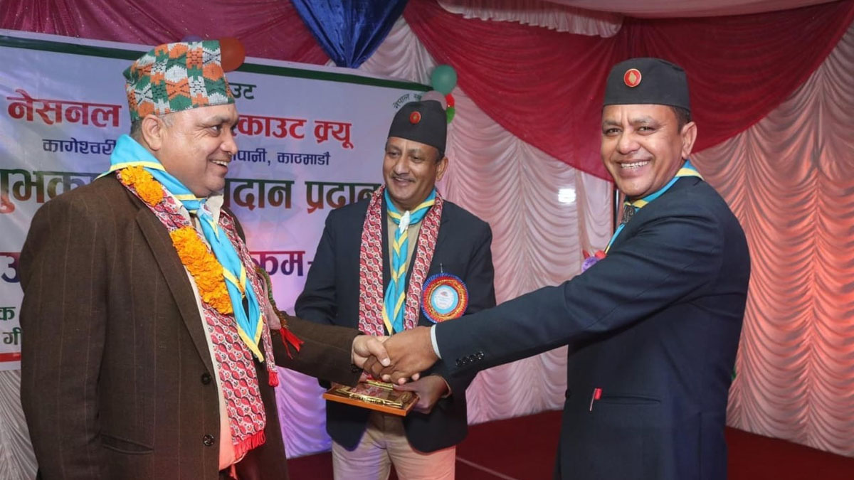 स्काउटको देउसी भैलो कार्यक्रम