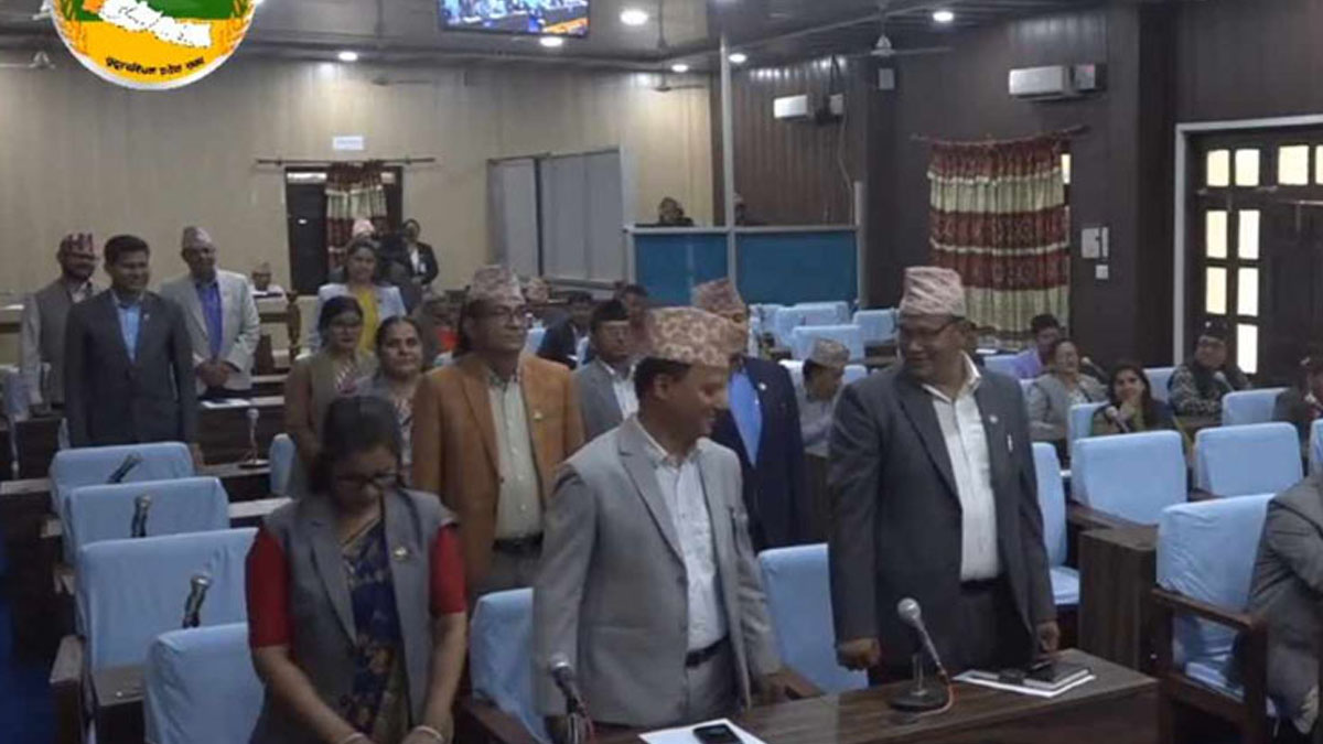 विपक्षी दलको अवरोधपछि सुदूरपश्चिम प्रदेश सभा बैठक अनिश्चितकालका लागि स्थगित