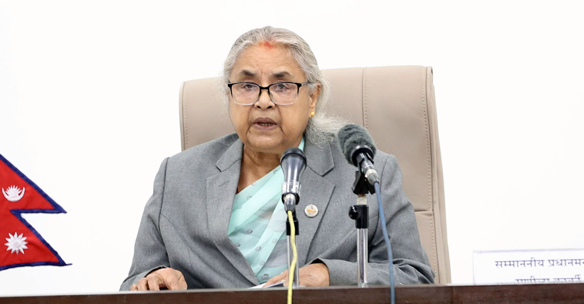 प्रधानमन्त्री कार्कीले डाकिन् राष्ट्रिय सुरक्षा परिषद् बैठक