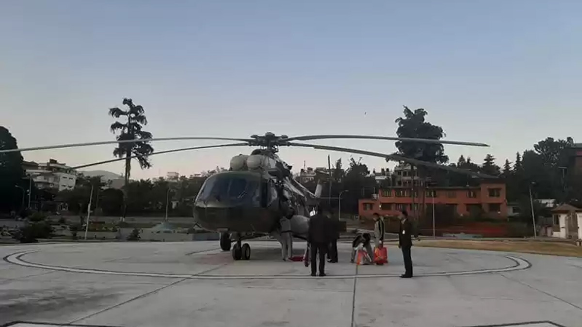 हेलिकप्टरमार्फत सुत्केरीको उद्धार