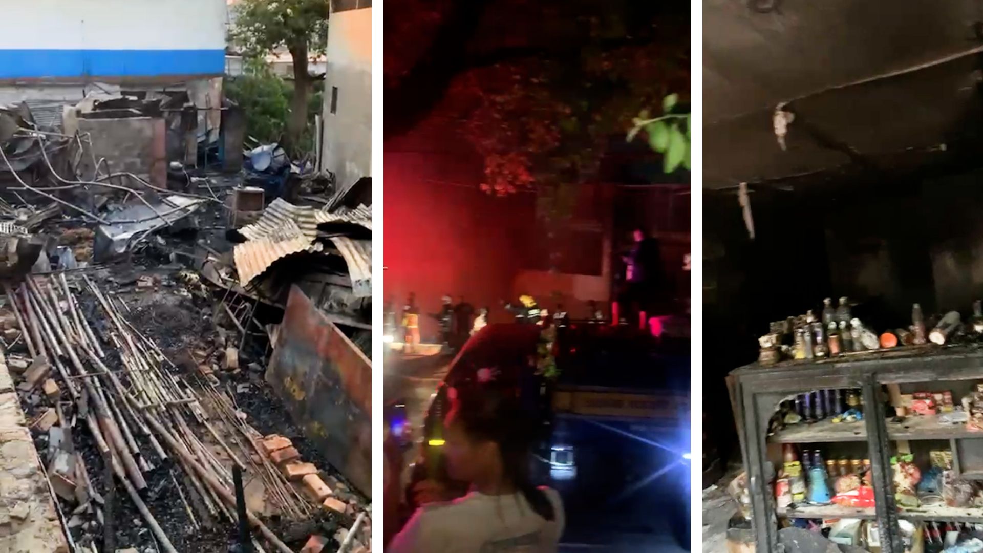 स्वयम्भुस्थित एक रेष्टुरेन्ट आगलागी