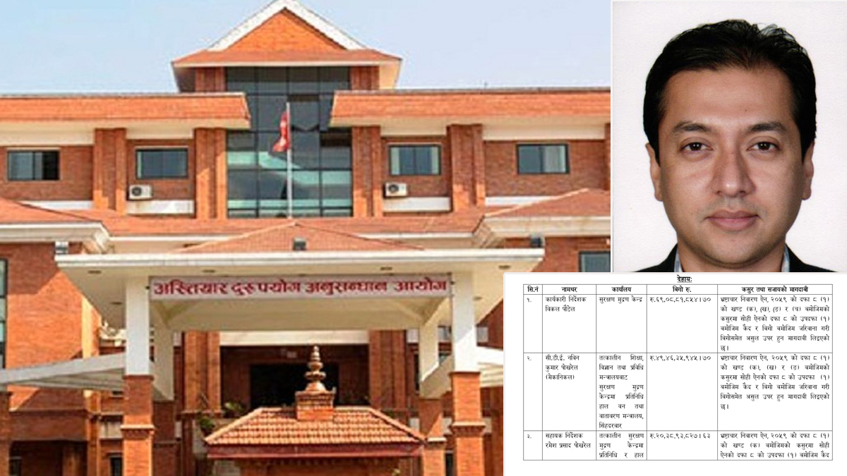 सुरक्षण मुद्रणका कार्यकारी निर्देशक पौडेलसहित नौजनाविरुद्ध ६९ करोड भ्रष्टाचारको मुद्दा  