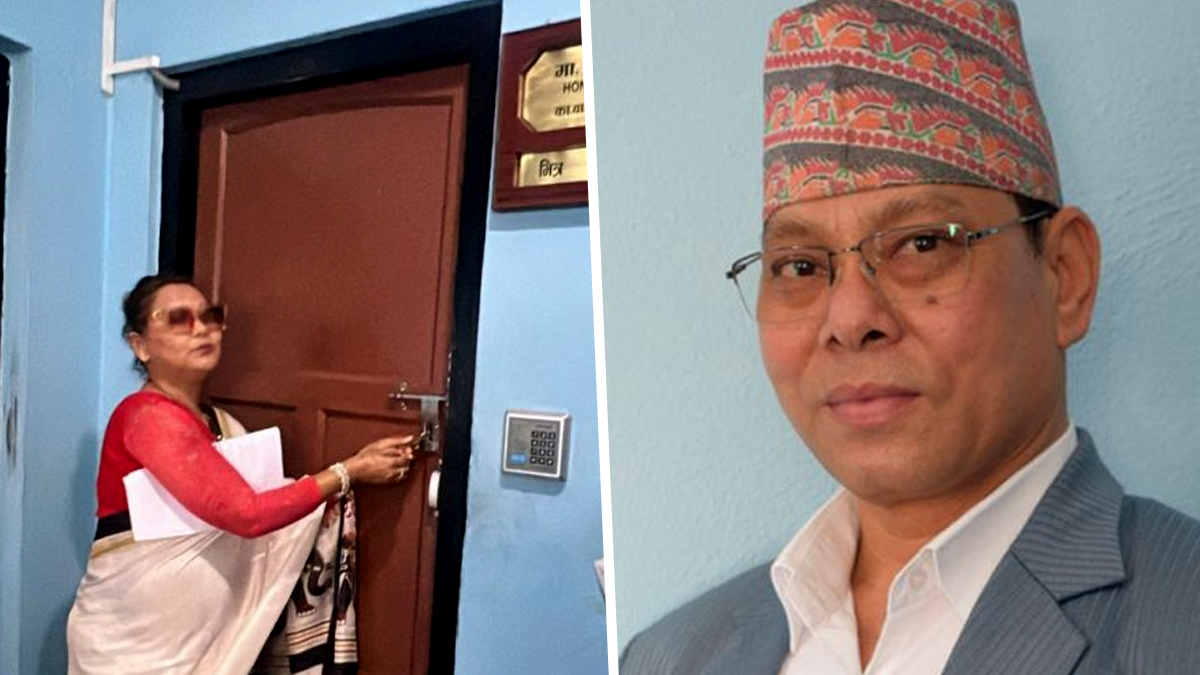 थारू आयोगकी सदस्य मोदीले काबा अध्यक्ष थारूलाई कार्यकक्षमा थुनिन् 