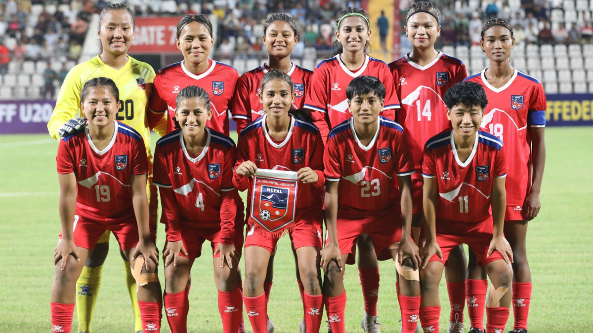 यू-२० महिला एसियन कप छनोटका लागि टिम घोषणा