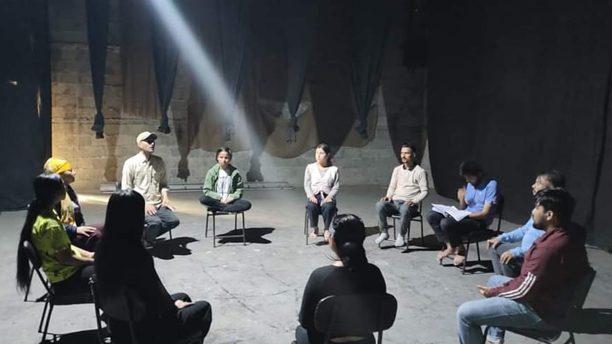 पोखरामा ‘उर्वशी सूक्त’काे मञ्चन