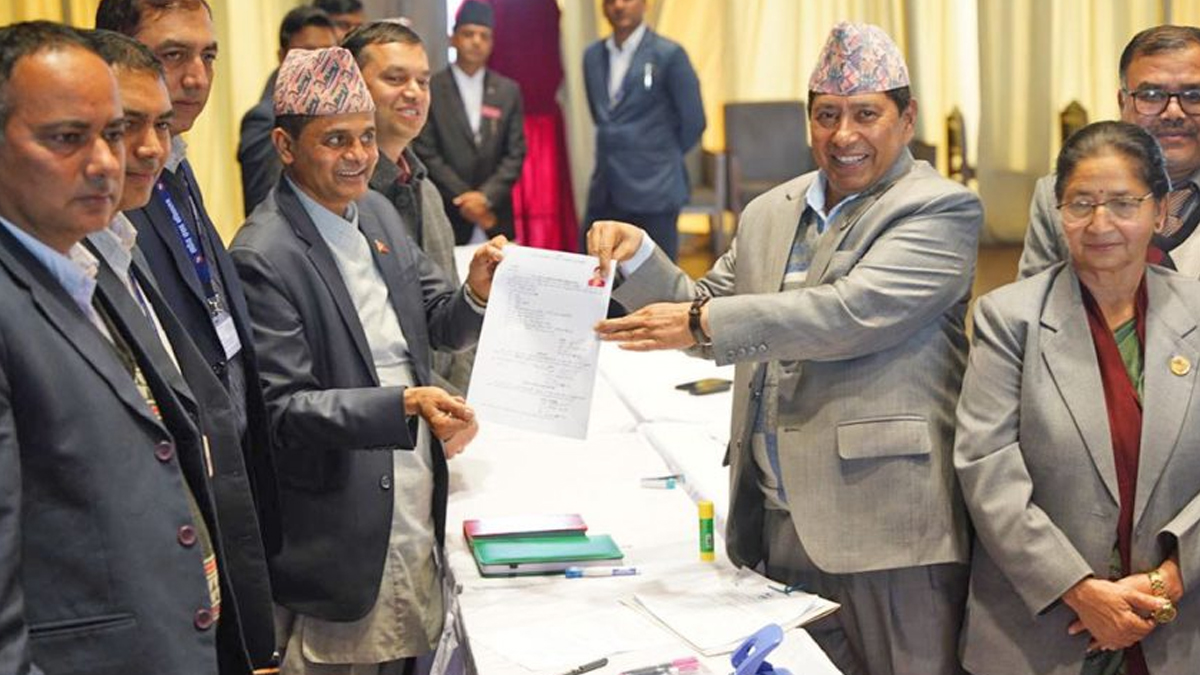 राष्ट्रिय सभा उपाध्यक्षमा माओवादीकी उर्मिला अर्यालको उम्मेदवारी दर्ता 