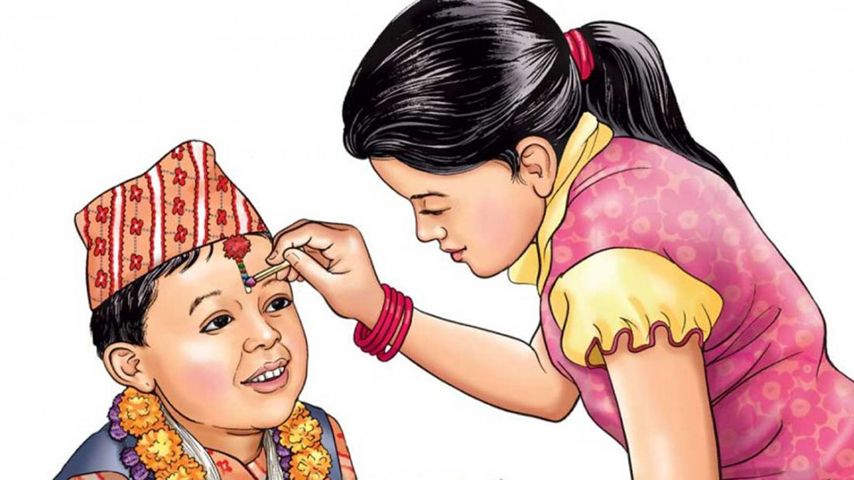 भाइटीकाको उत्तम साइत ११:३७ बजे