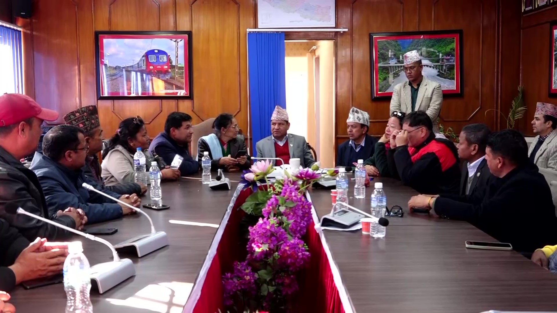 शिवाई पुल निर्माणको काम सुरु माग गर्दै भौतिक पूर्वाधारको ध्यानाकर्षण