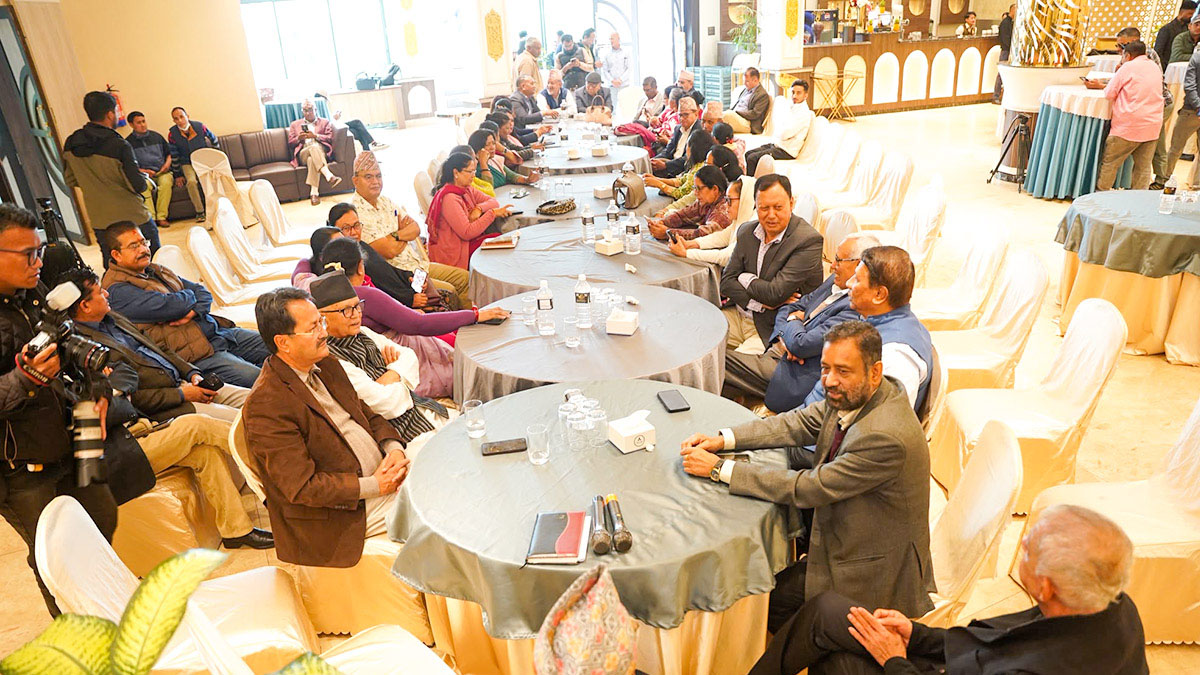 कांग्रेसको संस्थापनइतर समूहको बैठक सुरु