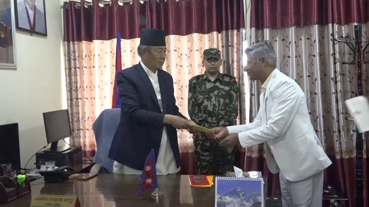 कोशीका प्रमुखलाई मुख्यमन्त्रीकाे पत्र- संकल्प प्रस्तावकै आधारमा सरकार फेर्न नलाग्नुहाेस्