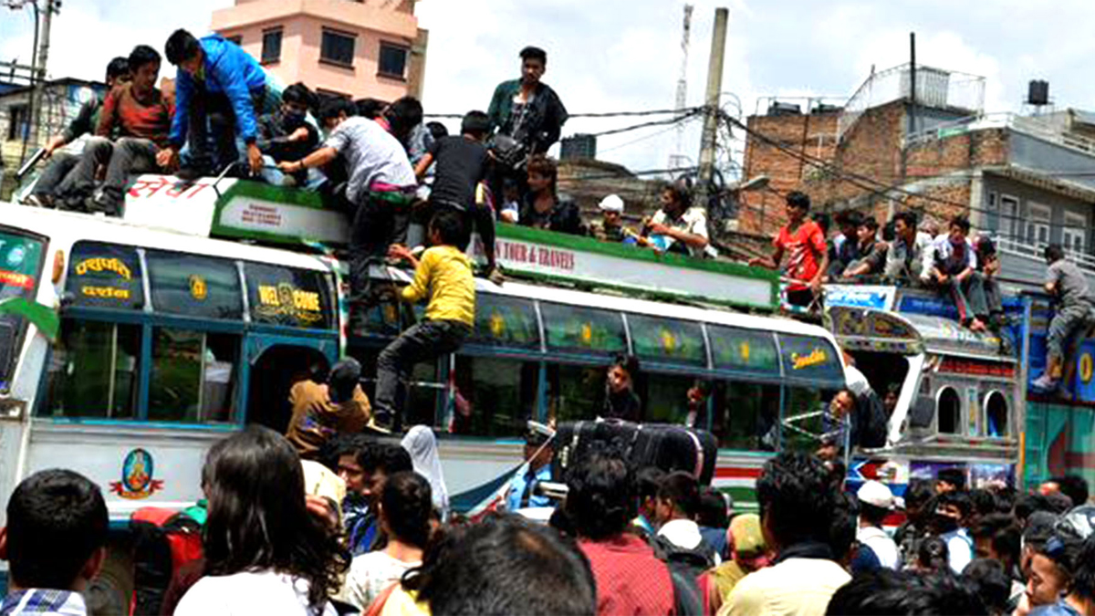 दसैँमा २० लाखले काठमाडौँ उपत्यका छोड्ने