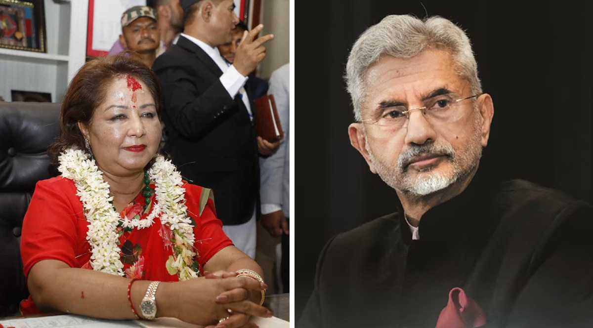 भारतीय विदेशमन्त्री जयशंकरले दिए परराष्ट्रमन्त्री डा.राणालाई बधाई